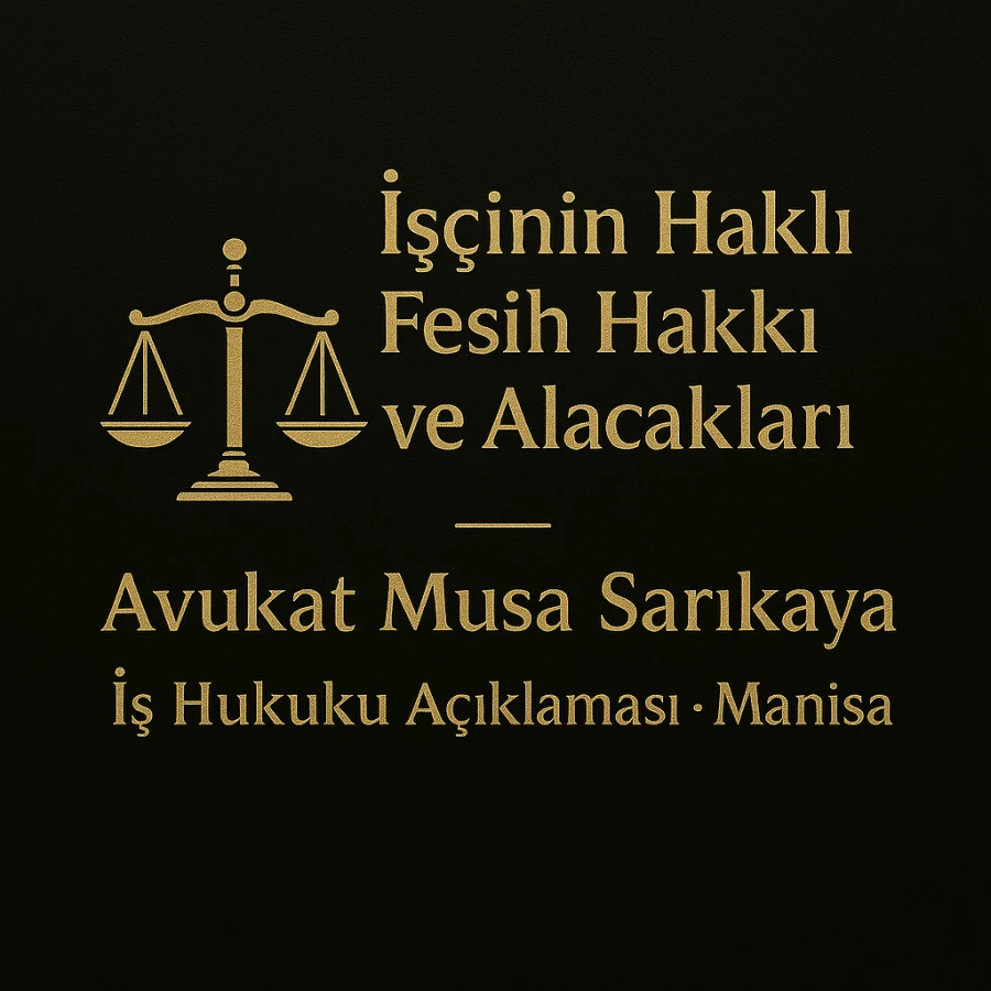 Manisa İş Hukuku Haklı Fesih Rehberi